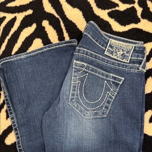 True Religion Women's Dark Blue Boot Cut Jeans